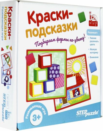 89825 Развивающая игра "Краски-подсказки" (IQ step)