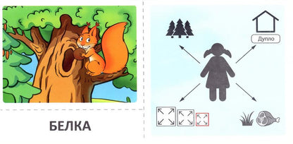 Набор карточек с рисунками. Речевые карточки. Описательные загадки. Дикие животные. Для детей 4-7 лет