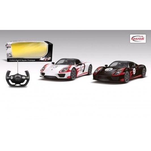 МАШИНА Р/У RASTAR PORSCHE 918 SPYDER PERFORMANCE 1:14 СО СВЕТОМ, ЦВЕТ В АССОРТ. В КОР. в кор.6шт