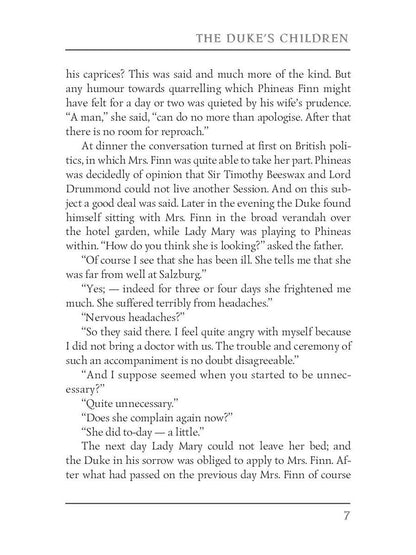 Palliser novels. The Duke’s Children 2 = Дети герцога 2