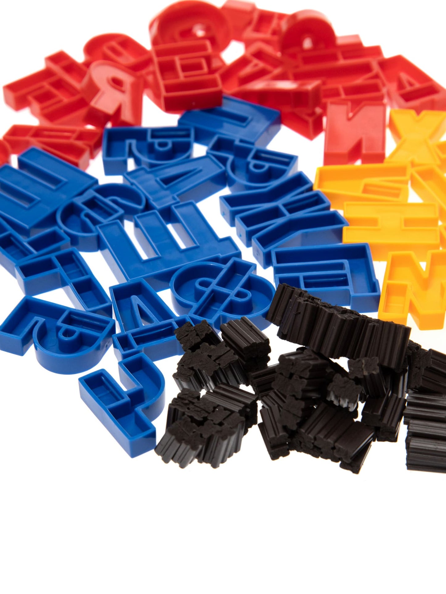 МАГНИТНАЯ АЗБУКА. НАБОР БУКВ РУССКОГО АЛФАВИТА (H=35, 106 ШТ.) в кор.10шт