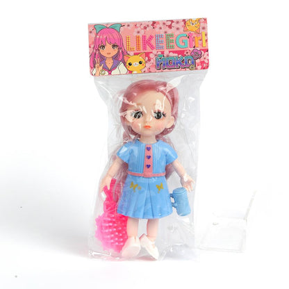 Fille 15 cm, anime, accessoires 2 pièces, dans un paquet LIKEE GIRL en cor.2*144 pièces