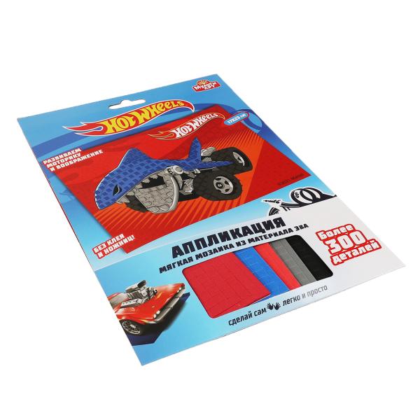 Набор д/детского тв-ва ХОТ ВИЛС аппликация мягкая мозаика (17х23 см) МУЛЬТИ АРТ в кор.100шт