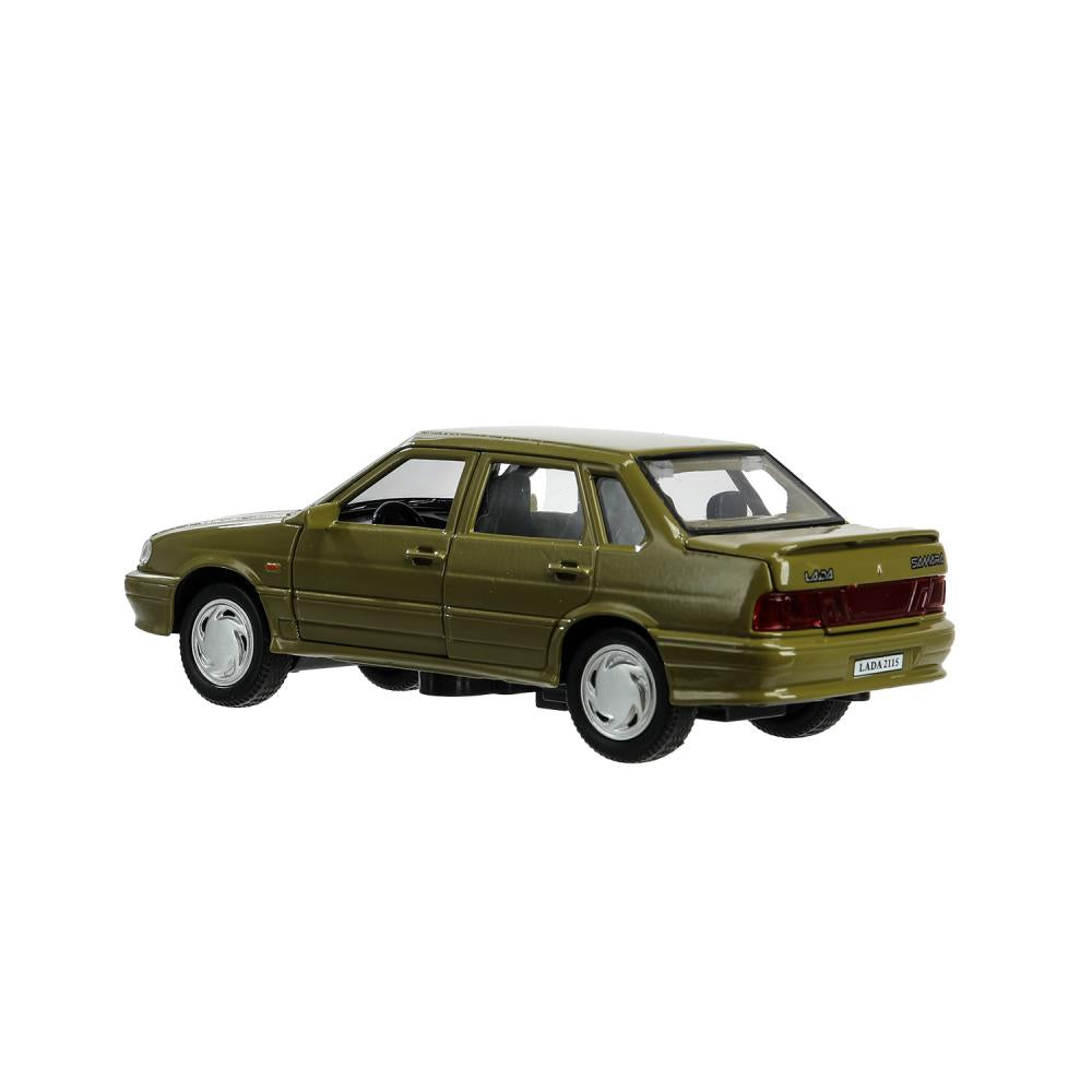 Machine en métal vaz-2115 "samarra" d'une longueur de 12 cm, double, sero-zeleny, cor. Parc technologique dans le cor.2*36шт