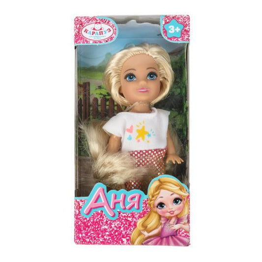 Кукла Аня 12 см, кор КАРАПУЗ в кор.120шт