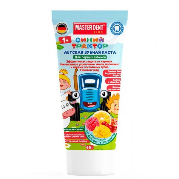Pâtes à pâte stéthoscope pour enfants de 65 g à fruits MASTER DENT en cor.24