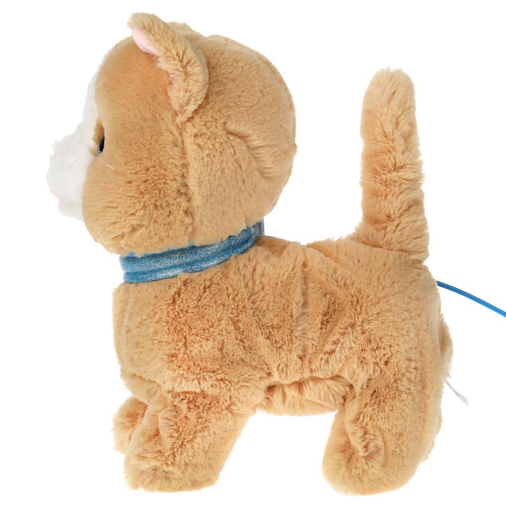 Интерактивная кошечка КУЗНЕЦОВА лола 22см с пультом-поводком, озвучен МОЙ ПИТОМЕЦ в кор.12шт