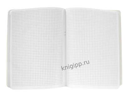 MyArt. БЛОКНОТ в клетку My big notebook. Девочка в зелёном бомбере