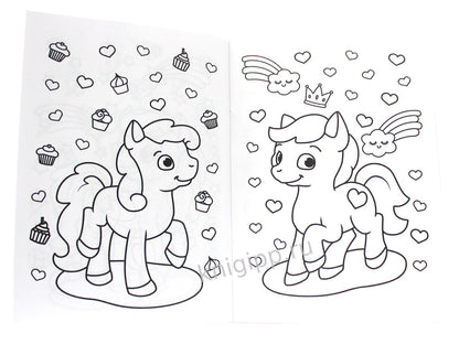 РАСКРАСКА А5 эконом. ПОНИ