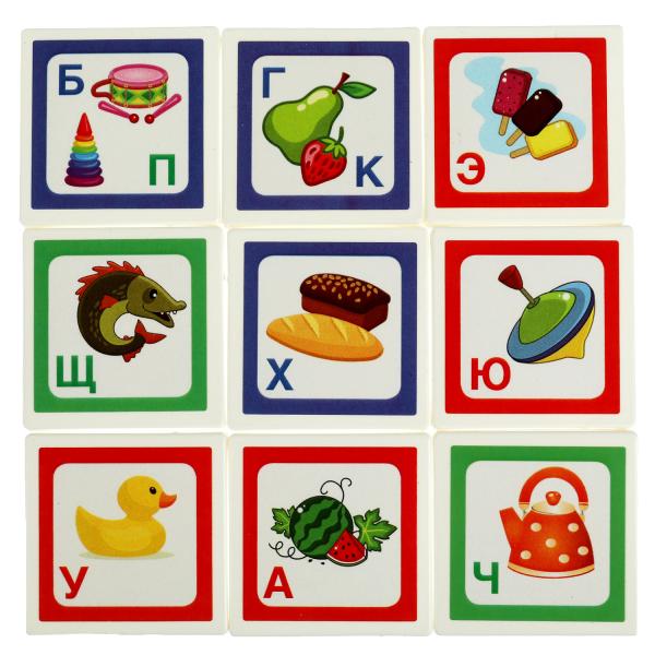 Азбука. M. A. Жукова. QI ЛОТО. 138х189х32мм. Умные игры в кор.24шт