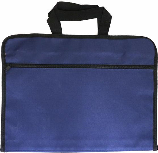 Портфель A4 текстиль синий,63753Blue