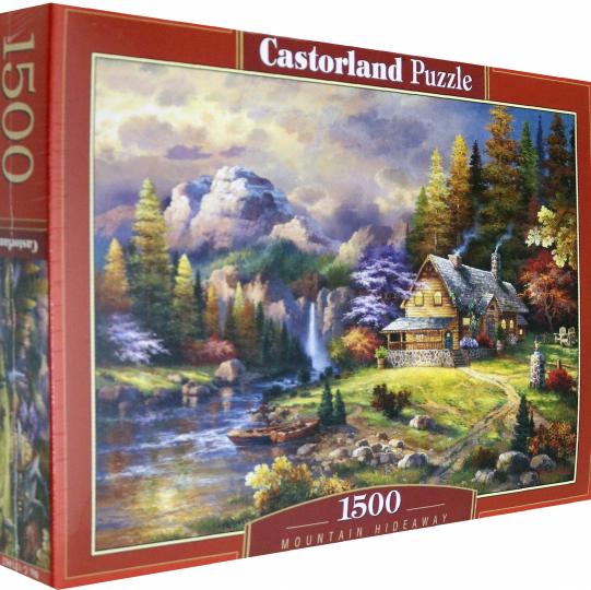 Castorland. Пазл 1500 арт.C-151462 "Домик в горах"