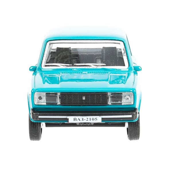 Машина металл LADA ваз-2105 1997 г. 12 см, двери, багажник, инерц., кор. технопарк Технопарк в кор.2*36шт