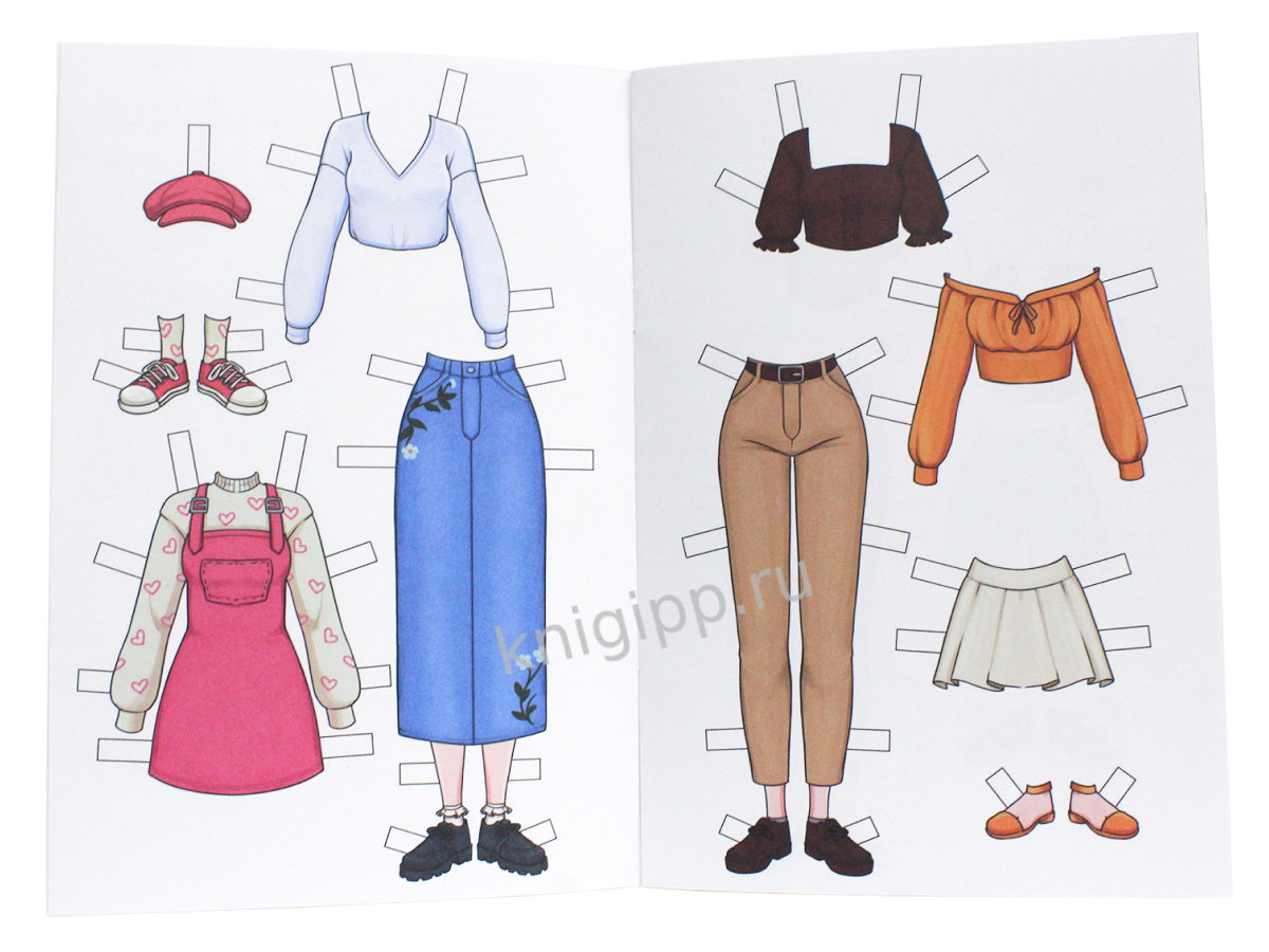 БУМАЖНЫЕ КУКОЛКИ. В СТИЛЕ АНИМЕ