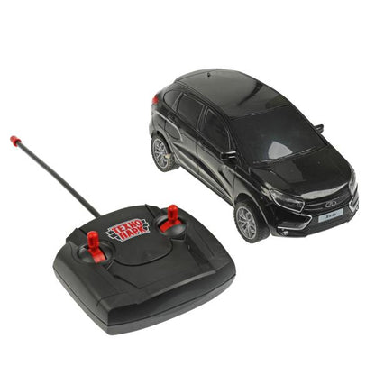 LADAXRAY-18L-BK Машина р/у LADA XRAY 18 см, свет, черн, кор. Технопарк в кор.36шт