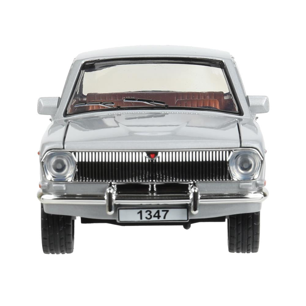 ГАЗ 2401 свет-звук 19,7 см, дв, кепка, сумка, ин, серый Технопарк в кор.2*24шт