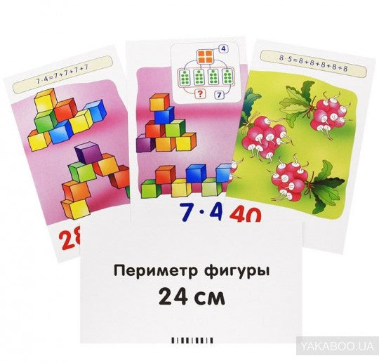 Занимательные карточки. IQ тренажеры. Математика 4. Попугаи. Умножение и деление. 48 карточек