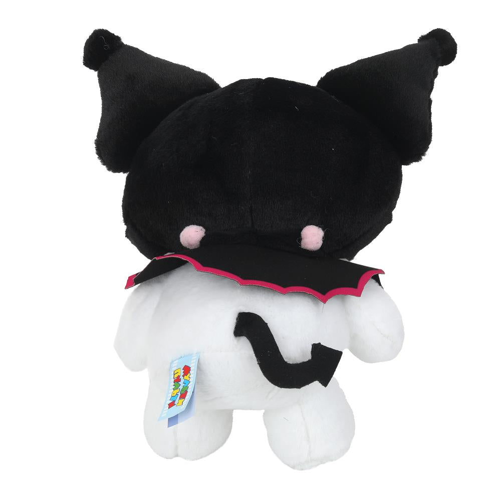 Игрушка мягкая Kuromi San RIO Kuromi 17см в черной шапочке, в пакете "МУЛЬТИ-ПУЛЬТИ" в кор.24шт