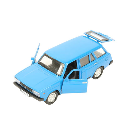 Machine en métal VAЗ-2104 ЖИГУЛИ 12 см, double, bag, инерц, СИНИЙ, кор. Parc technologique dans le cor.2*36шт