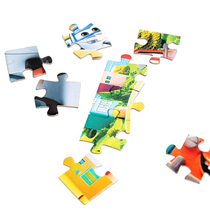 Микс. Пазлы классические в коробке. Пазл 54 детали. Умные игры в уп.32шт в кор.8уп