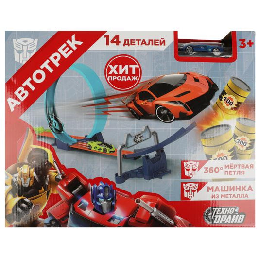 Voiture avec catapulte, machine, 360, taille, cor.29,5*45*6 cm, ТЕХНОДРАЙВ dans la cor.24шт