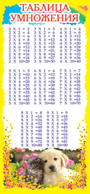 ШМ-6318 Карточка-шпаргалка. Tableau d'information (format 61x131 mm)
