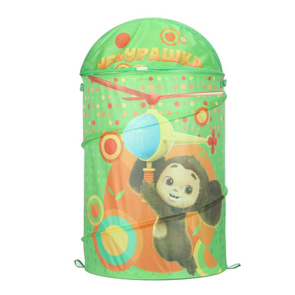 Корзина для игрушек Чебурашка 43*60см ИГРАЕМ ВМЕСТЕ в кор.24шт