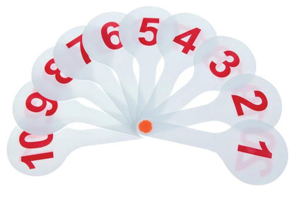 Касса (веер) цифры от 1 до 20 прямой и обратный счет