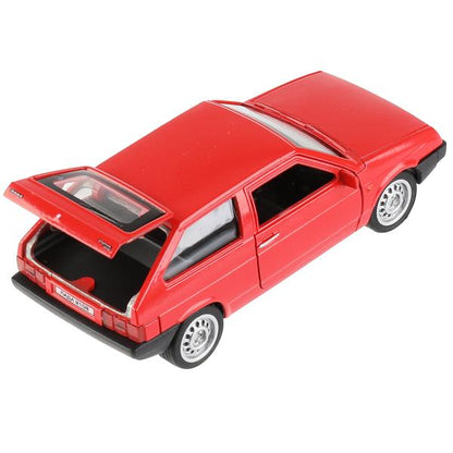 Машина металл LADA -2108 "СПУТНИК", 11,7 см, двери, баг., ин., красный, кор. Технопарк в кор.2*36шт