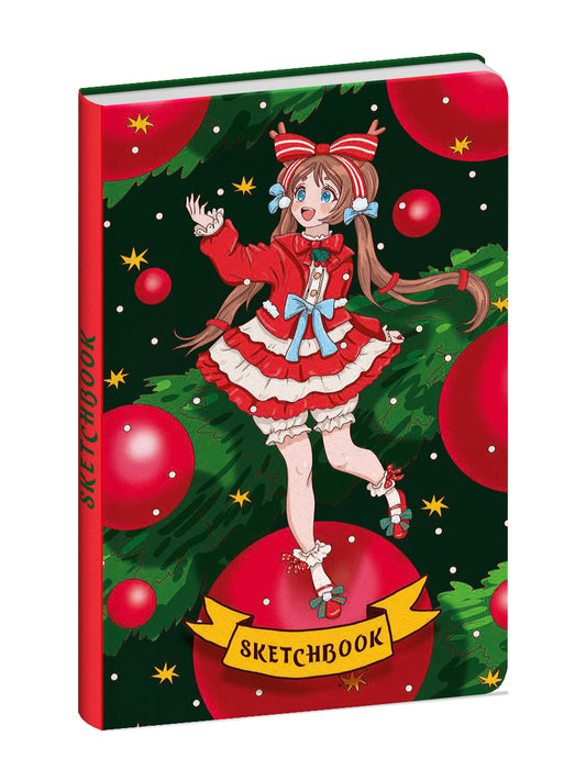 Скетчбук. Аниме новогоднее