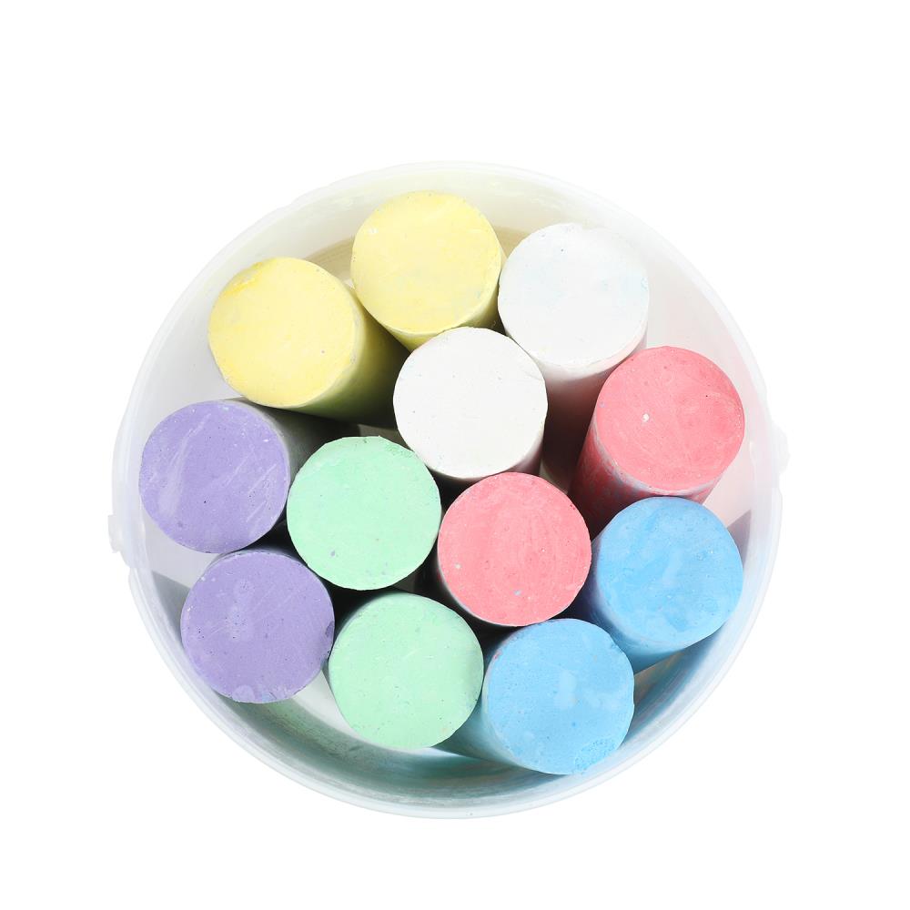 MEL12-PAWPAT (24) Мелки цветные , 12 шт в ведре Щенячий Патруль МУЛЬТИ АРТ в кор.24наб