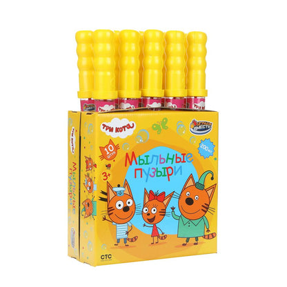 Мыльные пузыри ТРИ КОТА 200 ml, dans un col de 38 cm, cor.23,5*10,5*38 cm, ВМЕСТЕ jusqu'à 10 pièces dans le cor.5уп
