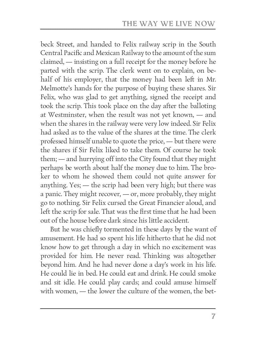 The Way We Live Now 3 = Как мы теперь живем 3