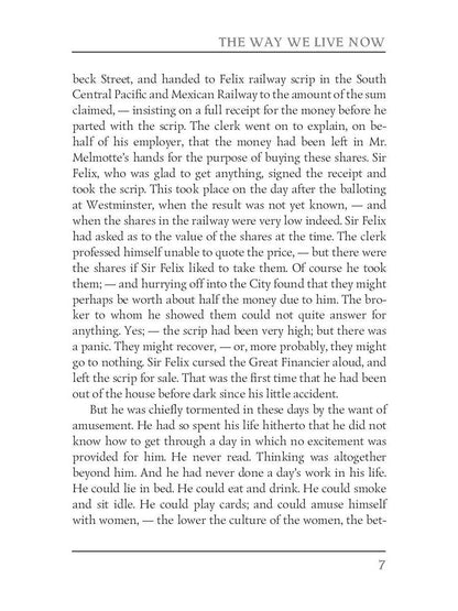 The Way We Live Now 3 = Как мы теперь живем 3