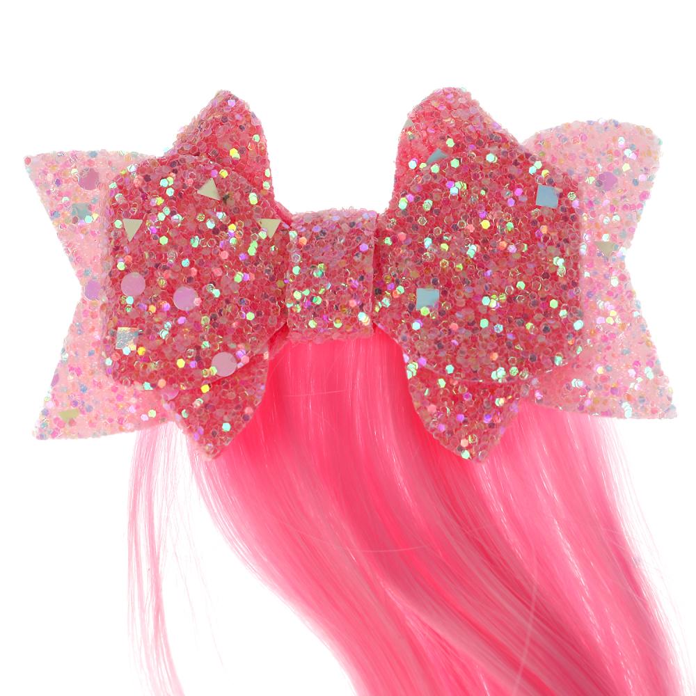 L'accessoire pour le bébé de la SCКАЗОЧНЫЙ ПАТРУЛЬ прядь волос на заколке (rose/голубой) МИЛАЯ ЛЕДИ уп-10шт в kor50up