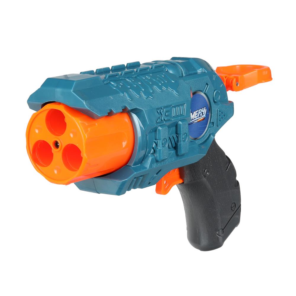 Бластер с мягкими пулями коробка 17*5,5*16см Смерч в кор.2*72шт