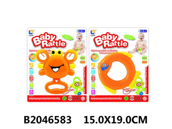 Погремушка в ассорти. на карте. в кор.4*120шт