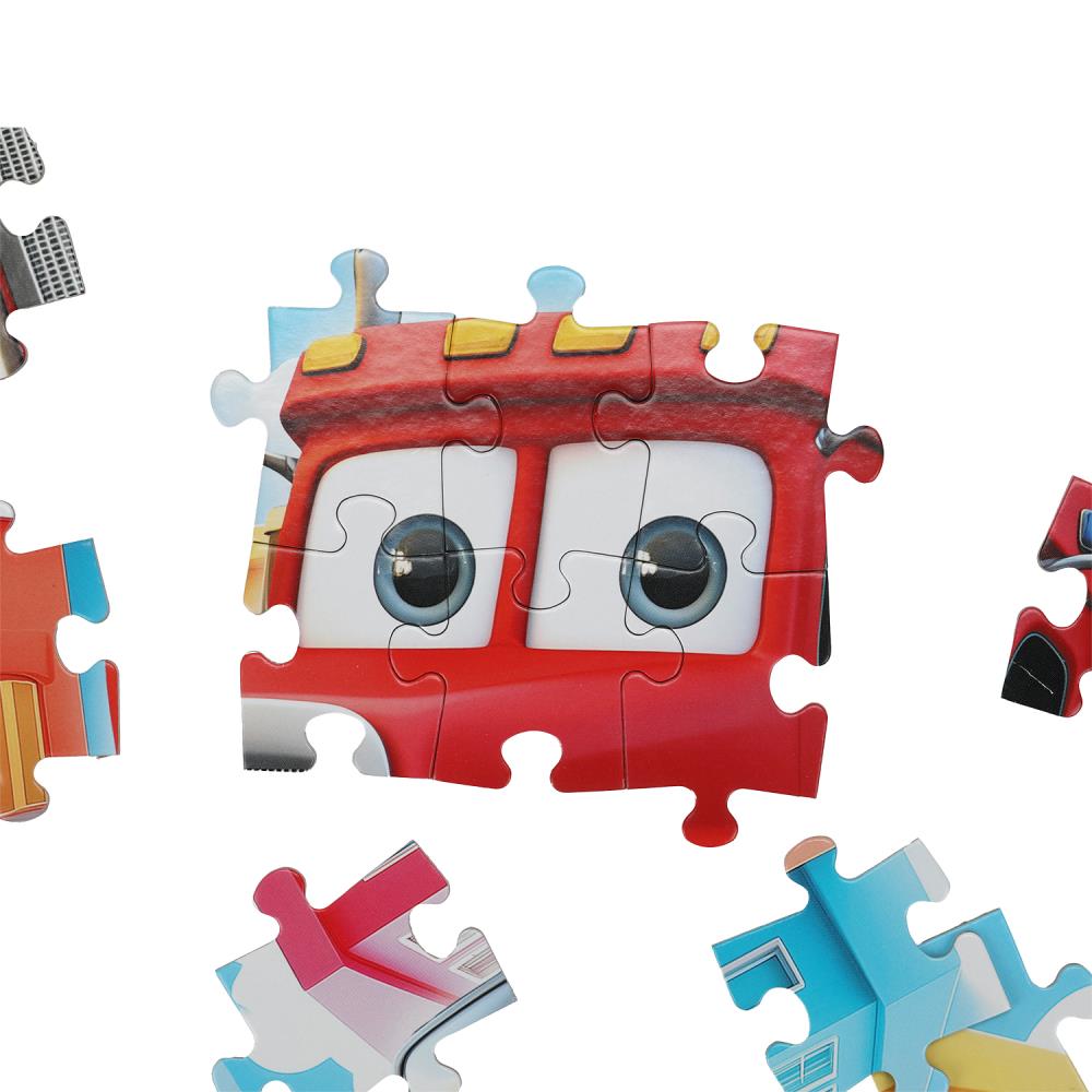 Грузовички. Пазлы в коробке 60 деталей. 190х141х35 мм. Умные игры в кор.24шт