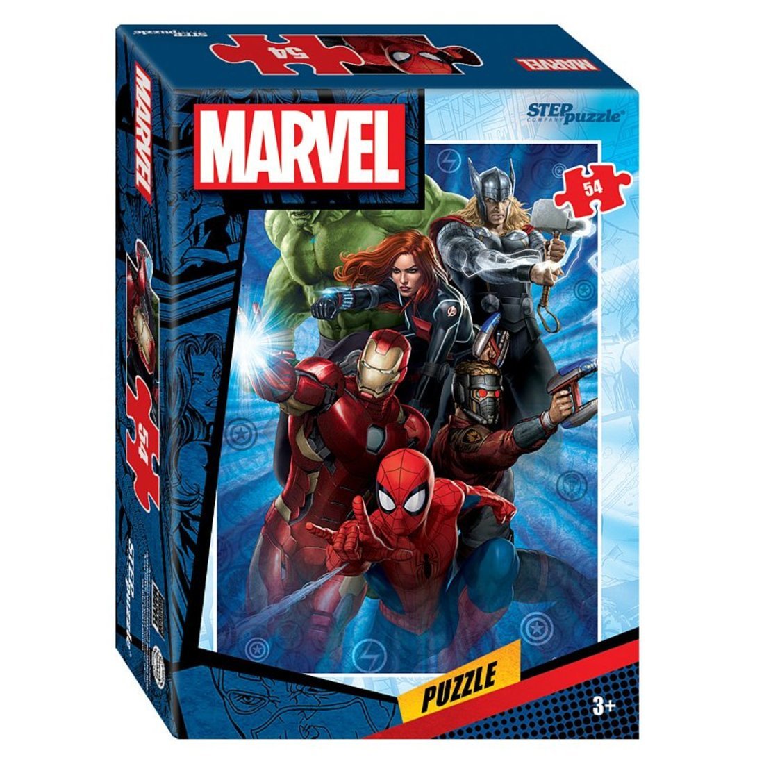 Степ. Пазл 54 арт.71183 "Marvel. Мстители" (new)