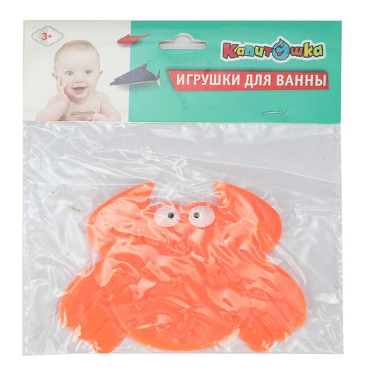 Наклейки на ванну крабик в упаковке КАПИТОШКА в кор.360шт