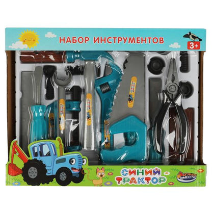 Набор инструментов СИНИЙ ТРАКТОР кор.32,2*25,6*7см ИГРАЕМ ВМЕСТЕ в кор.48шт