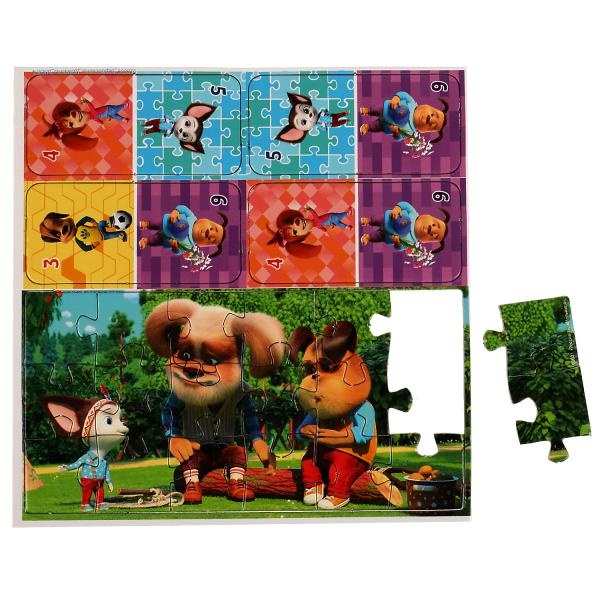 Азбука и счёт. IQ-подарочный набор 6 в 1. Барбоскины. 320х230х60мм. Умные игры в кор.10шт