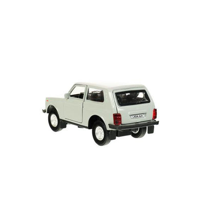 Машина металл LADA 4x4 длина 12 см,двери,багаж,инерц,темно-серый,кор Технопарк в кор.2*36шт