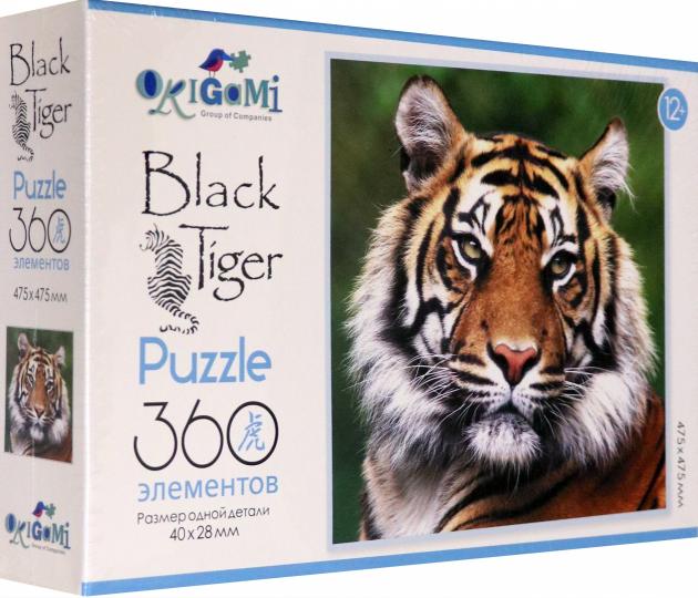 Пазл ORIGAMI Год тигра Хищная красота 360 элементов СИМВОЛ ГОДА 2022
