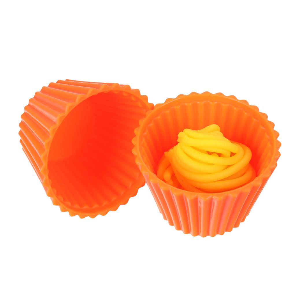 Набор для лепки сочками формы кекс башня 26*22 MultiArt в кор.2*24шт