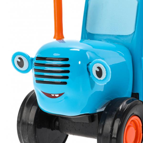 Машина металл СИНИЙ ТРАКТОР синий трактор длина 7,5 см, синий, блист. Технопарк в кор.2*60шт