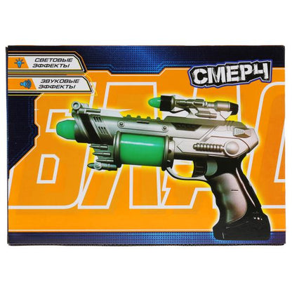 Бластер космический свет-звук, кор.30*21,5*5см ИГРАЕМ ВМЕСТЕ в кор.2*24шт