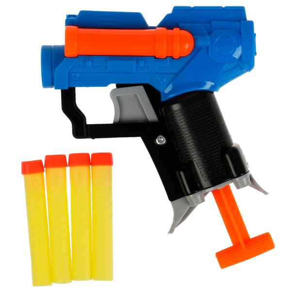 Бластер мягкие пули, блист.15,5*21,5*4см ИГРАЕМ ВМЕСТЕ в кор.2*120шт