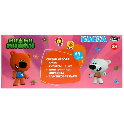 Касса Ми-ми-мишки свет-звук, кор.26*13*13см ИГРАЕМ ВМЕСТЕ в кор.2*18шт