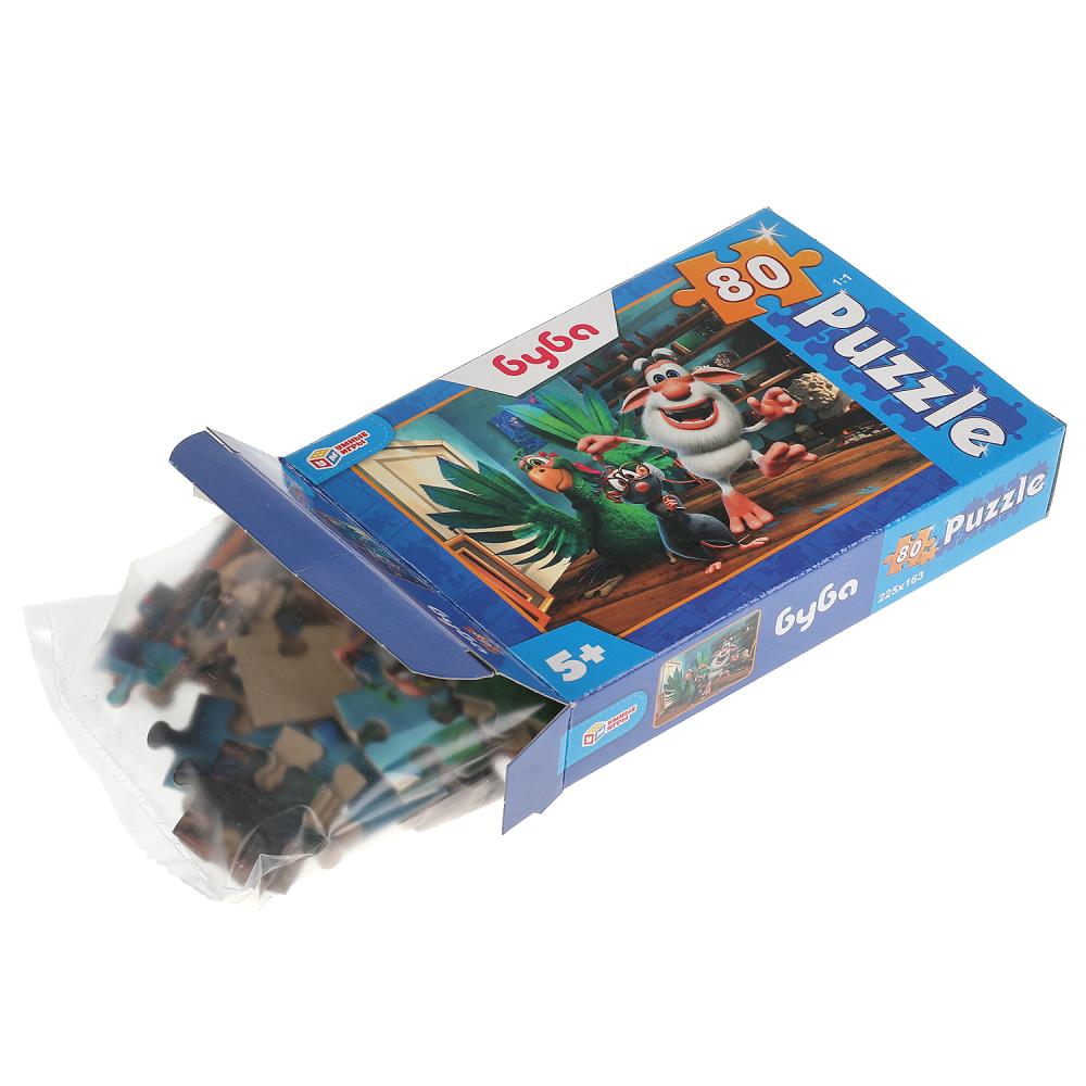 Буба. Пазлы классические в коробке. Пазл 80 деталей. Умные игры в уп.16шт в кор.8уп